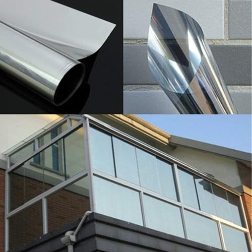 Vinilo adhesivo para ventana privacidad plata 11.8 pulg x 13.1 pies miniatura 4