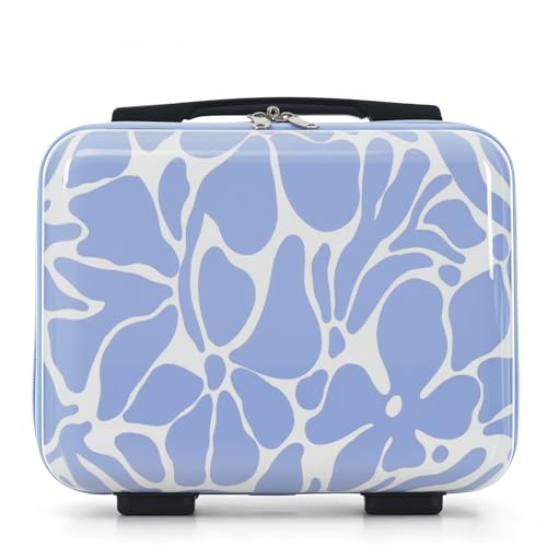Image of Hardside Luggage Sets, Lightweight Suitcase with Spinner Wheels, Blue Patterns