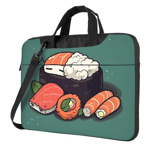 Sac à bandoulière ordinateur 13-15.6" sushi parfait pour les cours et trajets