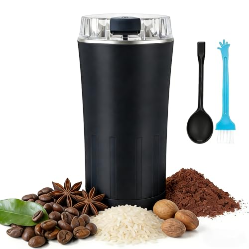Electric Coffee Grinder, Coffee Bean and Spice Grinder, 8.8 oz...