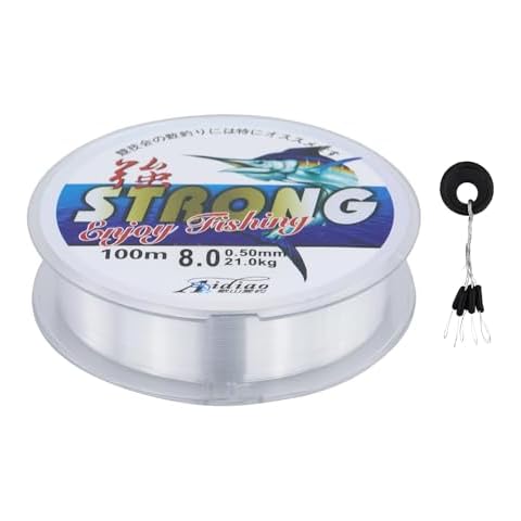 LONGDENEKHALIQ 100m Monofilament Fishing Line Cover