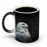 Photo Gallery fzmtlds tazza da caffè in ceramica con gufo innevato e stelle, divertente tazza che cambia colore, novità tazza sensibile al calore, tazza da tè magica, regalo per compleanno, uomini e donne Photo Gallery fzmtlds tazza da caffè in ceramica con gufo innevato e stelle, divertente tazza che cambia colore, novità tazza sensibile al calore, tazza da tè magica, regalo per compleanno, uomini e donne