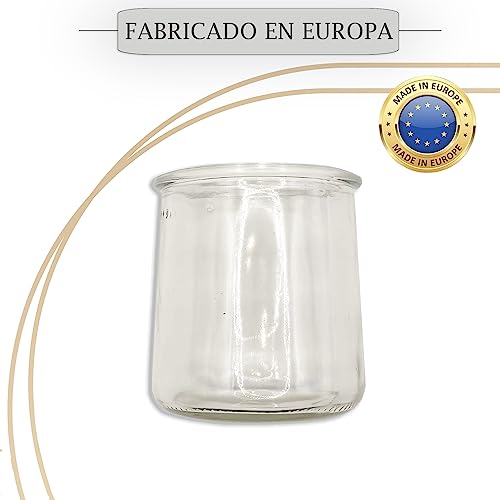 Miniatura 2 de Xilmark Vasos De Yogurt Con Tapa 200 Mililitros, Vasito Yogurtera, Frasco Yogurtera, Tarros De Yogurt Con Tapa Plastico, Vasos Para Postre, Pack 8 Clip