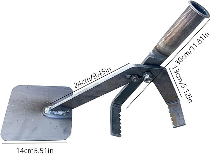 Baumabzieher, strapazierfähig, mit verstellbarem Anti-Rutsch-Griff, Werkzeug zum Herausziehen von Maisstielen und Wurzeln im Garten, Landschaftsbau, Terrasse, Hinterhof