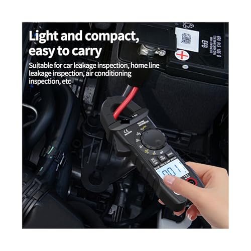 Pinza Amperimétrica Digital, Pinza Amperimétrica Pequeña AC-DC ZT-QS7 de Alta Precisión para Voltaje Resistencia Diagnóstico Automotriz miniatura 4