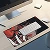 Aesthetic Japanese Anime Girl Samurai Woman Mouse Pad Gaming Large Non-Slip Rubber Desk Mat Keyboard Computer Pad for Home Office 30x60cm - Image 5