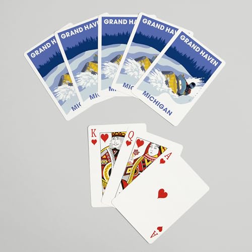 Baraja Poker Grand Haven Michigan 52 Cartas miniatura 7