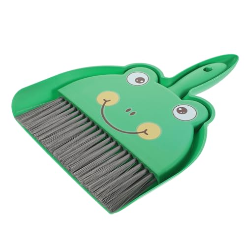 minkissy Mini Broom and Dustpan Set Compact Cleaning Brush for Desktop and Pet Hair Durable Bristles Non Scratch Table Sweeper Tool for Home Office Kitchen Use