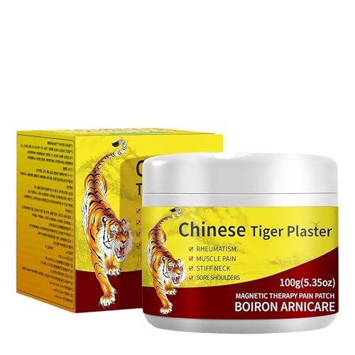 Mnozreo Bálsamo de Tigre Efecto Calor Super Fuerza Alivio de Dolor,100G,1PC,Calmante para las Articulaciones,Aliviar el Dolor Muscular