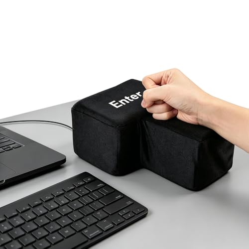 Big Enter Button Enter Taste zum Schlagen SGZIOO USB Anti-Kompressionskissen Multifunktion Bequemes Schreibtischkissen Anti-Stress Pillow Nap Pillow für Büros Zuhause Geschäftsreisen