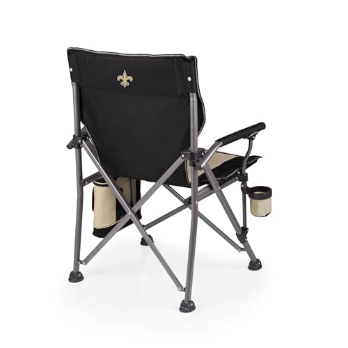 Image of Picnic TIME NFL Unisex-Adult NFL Outlander Folding Camping Chair with Cooler, Heavy Duty Beach Chair