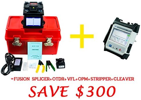 Fusion Splicer DVP-740(7s Splicing, 18s Heating) and OTDR DVP-323(1310/1550nm 34/32dB with VFL, OPM) Fiber Optic Tester