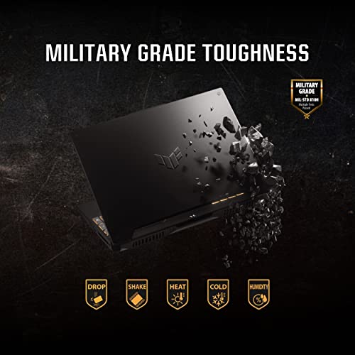Image of ASUS TUF Gaming A17 (2022) Gaming Laptop, 17.3 inch 144Hz FHD IPS-Type Display, AMD Ryzen 7 6800H CPU, GeForce RTX 3060 GPU, 16GB DDR5, 512GB PCIe SSD, Wi-Fi 6, Windows 11 Home, Mecha Gray, FA707RM-ES73