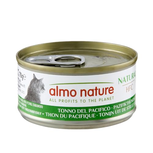 Almo Nature HFC Natural Katzenfutter nass -Pazifikthunfisch 24er Pack (24 x 70g)