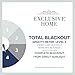 EXCLUSIVE HOME Academy Total Blackout Grommet Top Curtain Panel Pair, 52