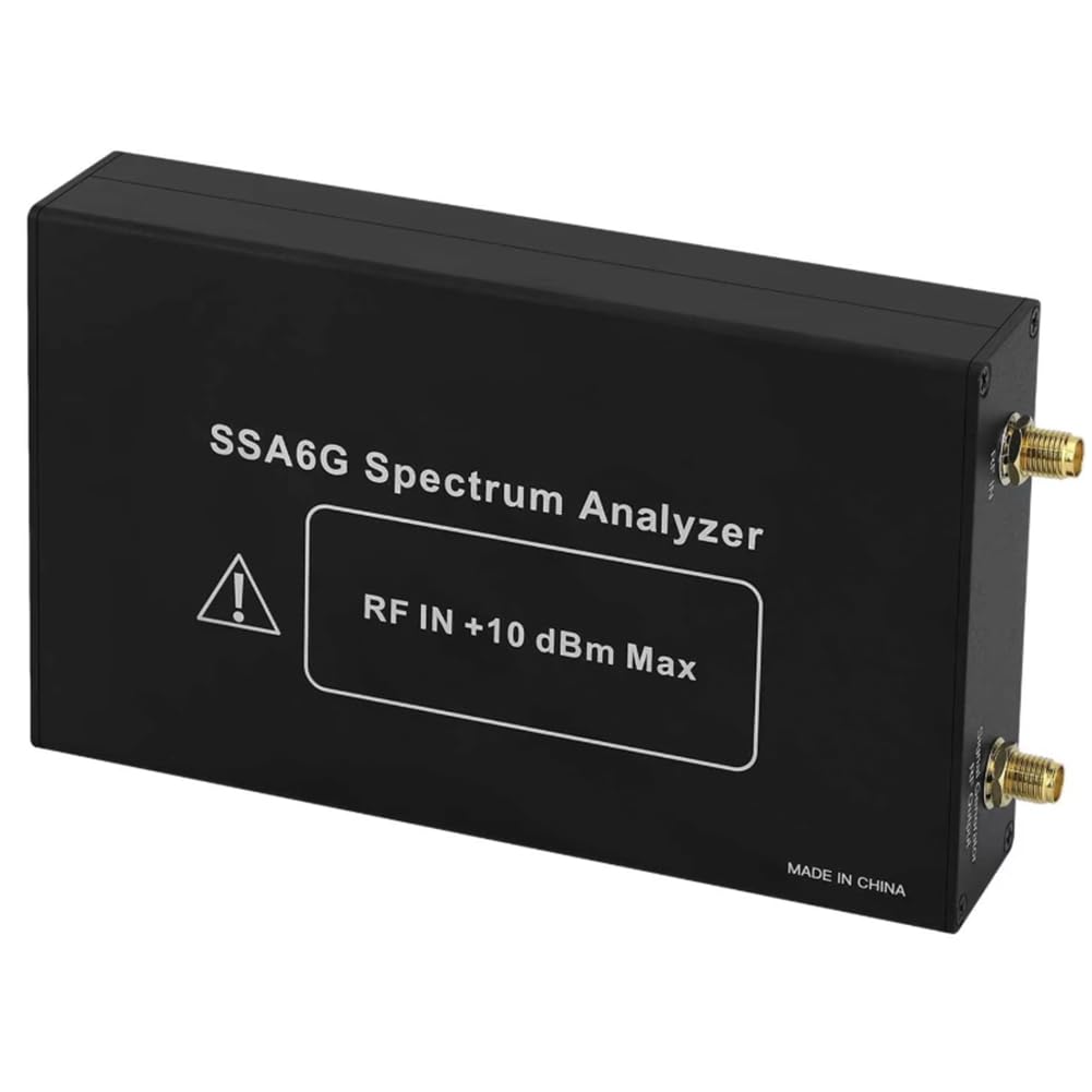 Analizador de Espectro RF SSA6G 35 MHz-6200 MHz Multímetro de RF Explorador de Espectro con Pantalla Táctil Analizador Panorámico Portátil