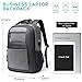 BANGE Travel Laptop Backpack with USB charge port can fit 15.6 Inch laptop for Men and Women (Grey)
