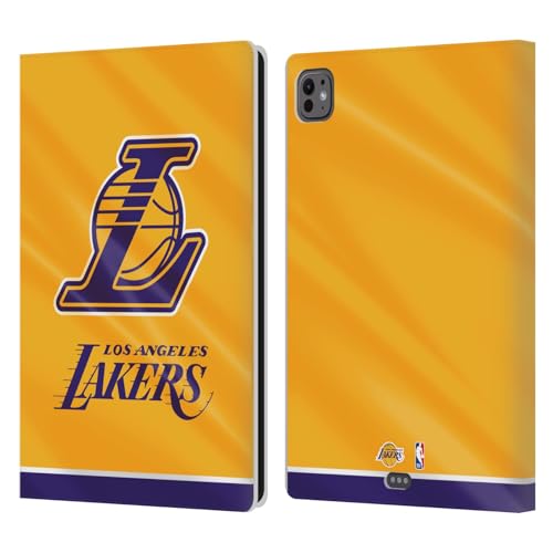 Étui iPad Pro 11 M4 Cuir Los Angeles Lakers au Bureau