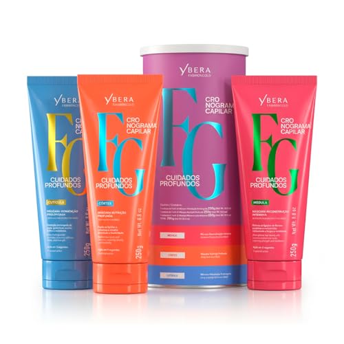 Kit Cronograma Capilar Cuidados Profundos - Fashion Gold