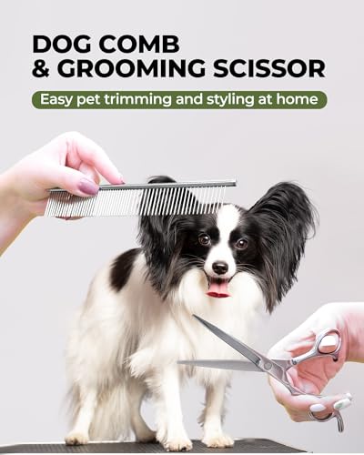 Image of Dog Brush for Shedding Grooming,6 Pack Long-Pin Brush Set for Long Haired Dog Cat Goldendoodles Poodles Doodles Green