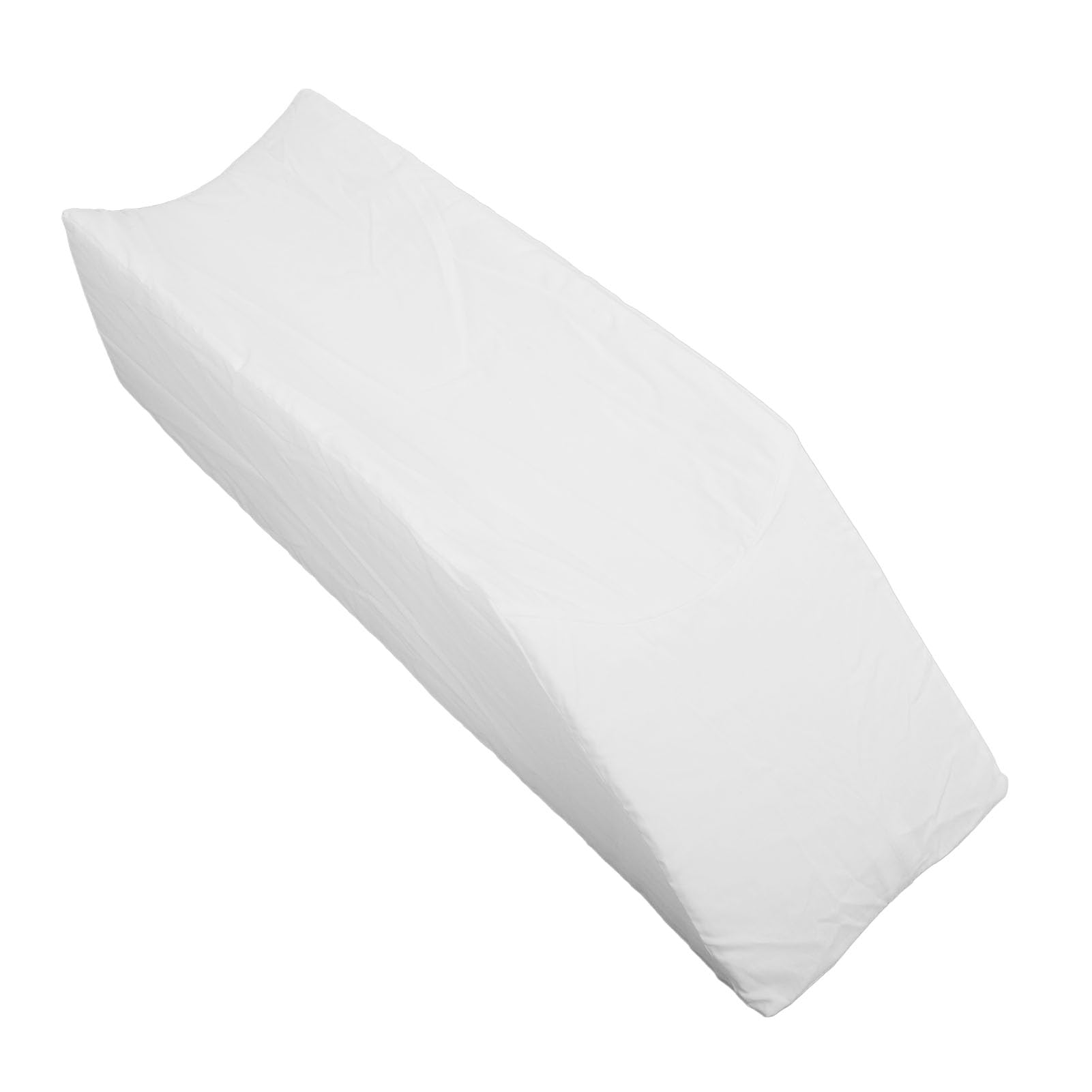Almohada de Elevación de Piernas, Soporte de Elevación de Cuña, Almohada Suave, Soporte de Cuña de Espuma Viscoelástica para Viajes, Oficina, Reposapiernas (WHITE)