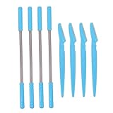 VALICLUD 8pcs Facial Hair Removal and Eyebrow Trimmer Set Women's Removal Tool Effortless Facial Hair Epilator for Smooth Skin