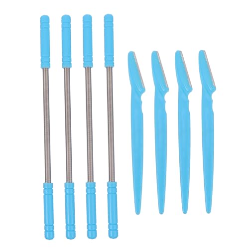 VALICLUD 8pcs Facial Hair Removal and Eyebrow Trimmer Set Women's Removal Tool Effortless Facial Hair Epilator for Smooth Skin