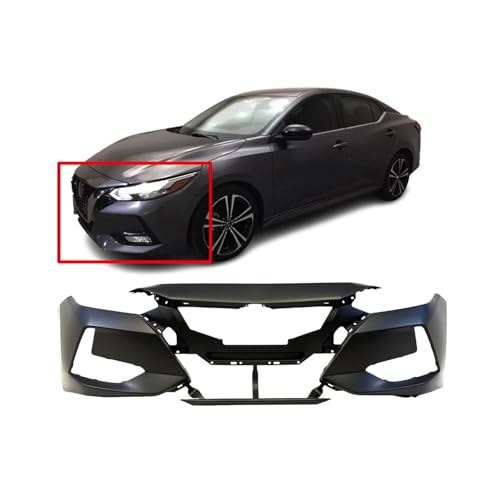 Image of FitParts Compatible with Nissan Sentra 2020-2022 Front Bumper Cover