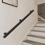 Photo Gallery hamankim corrimano per interni all aperto decorazione della casa del corridoio portico soppalco, balaustra in ferro battuto con montaggio a parete e kit completo, ringhiera a tubo quadrato nera(30cm) Photo Gallery hamankim corrimano per interni all aperto decorazione della casa del corridoio portico soppalco, balaustra in ferro battuto con montaggio a parete e kit completo, ringhiera a tubo quadrato nera(30cm)
