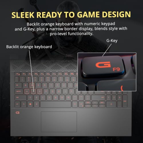 Image of Dell G5 15 5510 15.6 inch FHD 120Hz Gaming Laptop, Intel Core i5-10200H, GeForce GTX 1650, 8GB DDR4, 1.2TB Storage(256GB SSD+1TB Docking Station Set), Backlit Keyboard, Wi-Fi 6, Win 10, Dark Shadow Grey