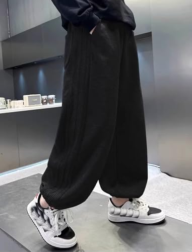 Boys Athletic Straight Leg Pants for Active Kids Comfortable Casual Trousers Perfect for Sports Outdoor Playage4