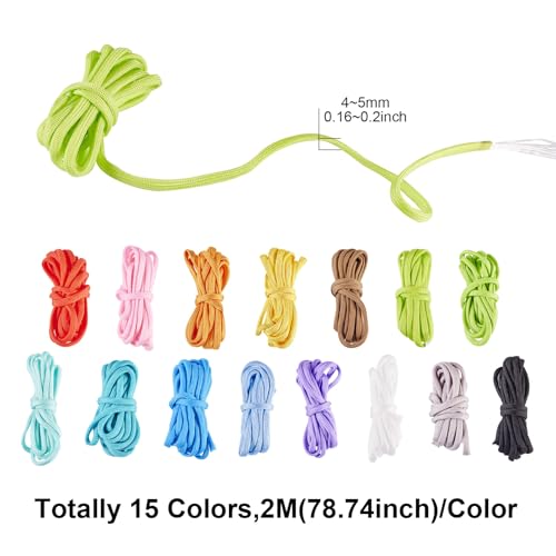 Corde à linge robuste en polyester 30m Craftdady pour suspendre et lier - 4