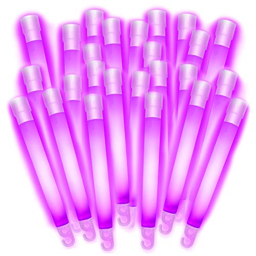 JOYme フラッシュMAX ケミカルライト ペンライト 25本セット パープル