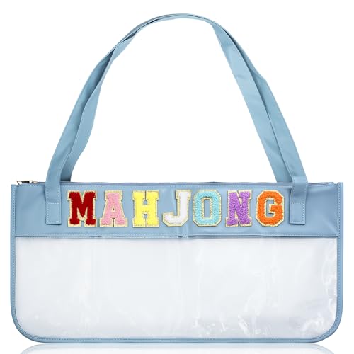 Bolsa vacía para fichas de Mahjong con correa de hombro