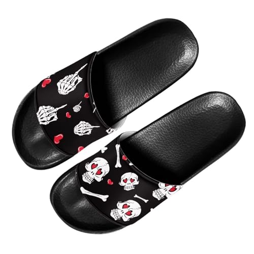 Image of Open Toe Slippers for Women Rubber Slides Womens Sandal Slippers