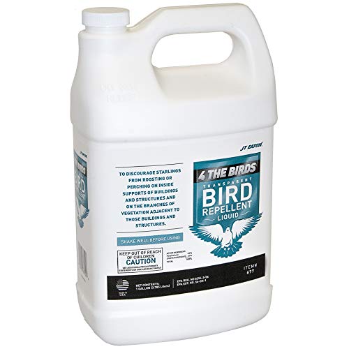 4 The Birds Bird Repellent Gel – Transparent, Humane Deterrent for Pigeons, Starlings, and Other Birds