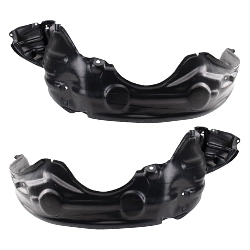 Image of TRQ Front Inner Fender Liner Set Compatible with 2008-2014 Scion xD SC1248107 SC1249107