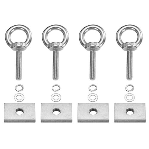 Anneau de levage M8 x 40 mm idéal pour installer un voile d'ombrage dans le jardin