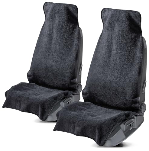 Cubiertas delanteras de rizo WALSER, el protector universal negro ideal para la rutina diaria