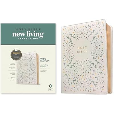 NLT Wide Margin Bible, Filament Enabled (LeatherLike, Grace & Bloom, Red Letter)