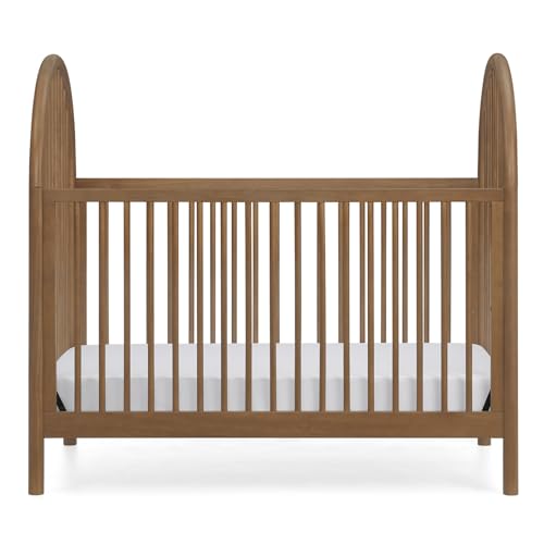 Delta Children Cannon 4-in-1 Convertible Crib - Converts from Baby Crib to Toddler Bed, Daybed and Sofa Bed, Fits Standard Full-Size Crib Mattress, Chestnut - image 9