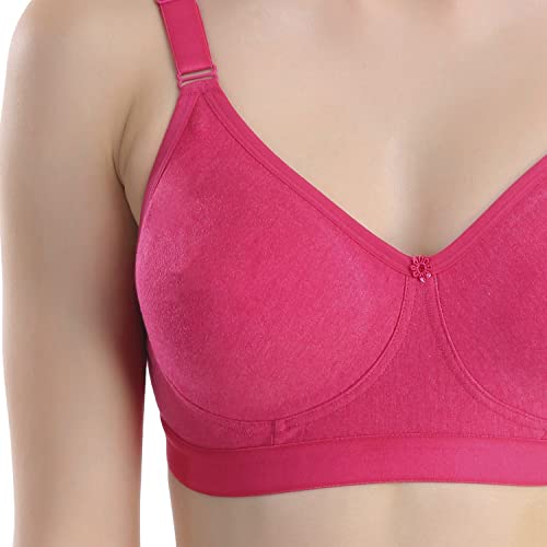 Image of Extra Comfort Non Padded Non Wire Bra for Everyday Combo Pack of 3