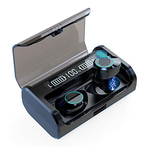 Wireless Earbuds,Bluetooth 5.0 Headphones Sound Noise Canceling in-Ear Headset 4000mAh with LED Digital