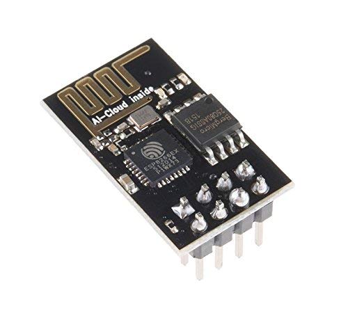 ESP8266 WiFi Module - Black, Tiny, No Batteries, No External Power, Ideal for Kids, Includes ESP8266 Module