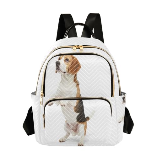 Sac à dos Beagle tricolore small pour femmes idéal pour des vacances légères