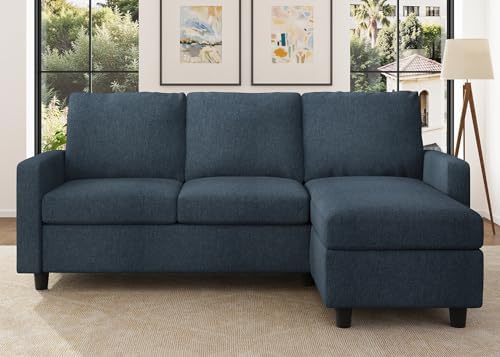 HONBAY Convertible Sectional Sofa, L Shaped Couch with Reversible...