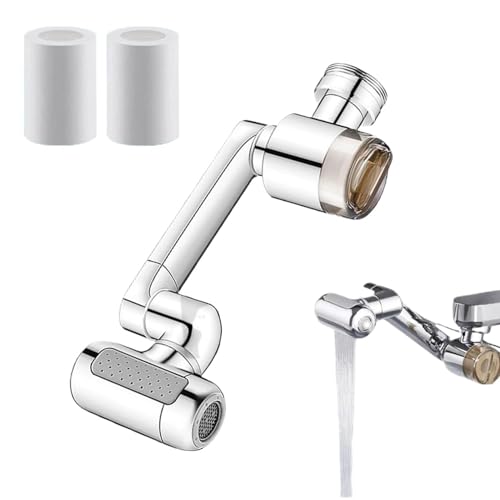 Extensor de grifo giratorio con 4 modos de chorro ajustable para cocina 2