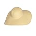 WITHMOONS Straw Hats for Women Floppy Sun Beige Hats Beach Wide Brim Oversized UPF 50 with Strap Summer Roll Up SZ90045 (Beige)