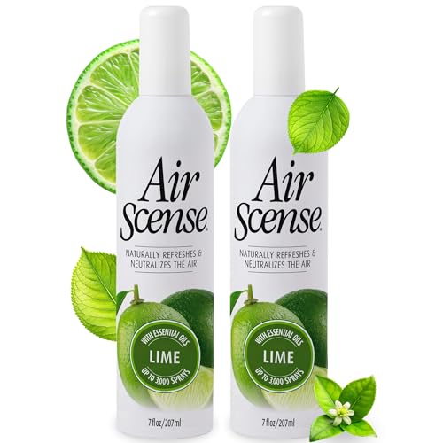 Image of Air Scense Lime Natural Air Freshener, Room Spray, 2 Pack