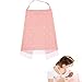 YUEMING Poncho Allattamento,Sciarpa Allattamento Copertina,Cotone Grembiule Allattamento,Coperta Allattamento Bambini,per Auto Breastfeeding Cover Nursing Cover